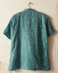 Shirts<BODE Floral Flocked Short Sleeve Shirt
