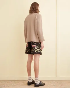 Shorts<BODE Floral Pinwheel Shorts Black