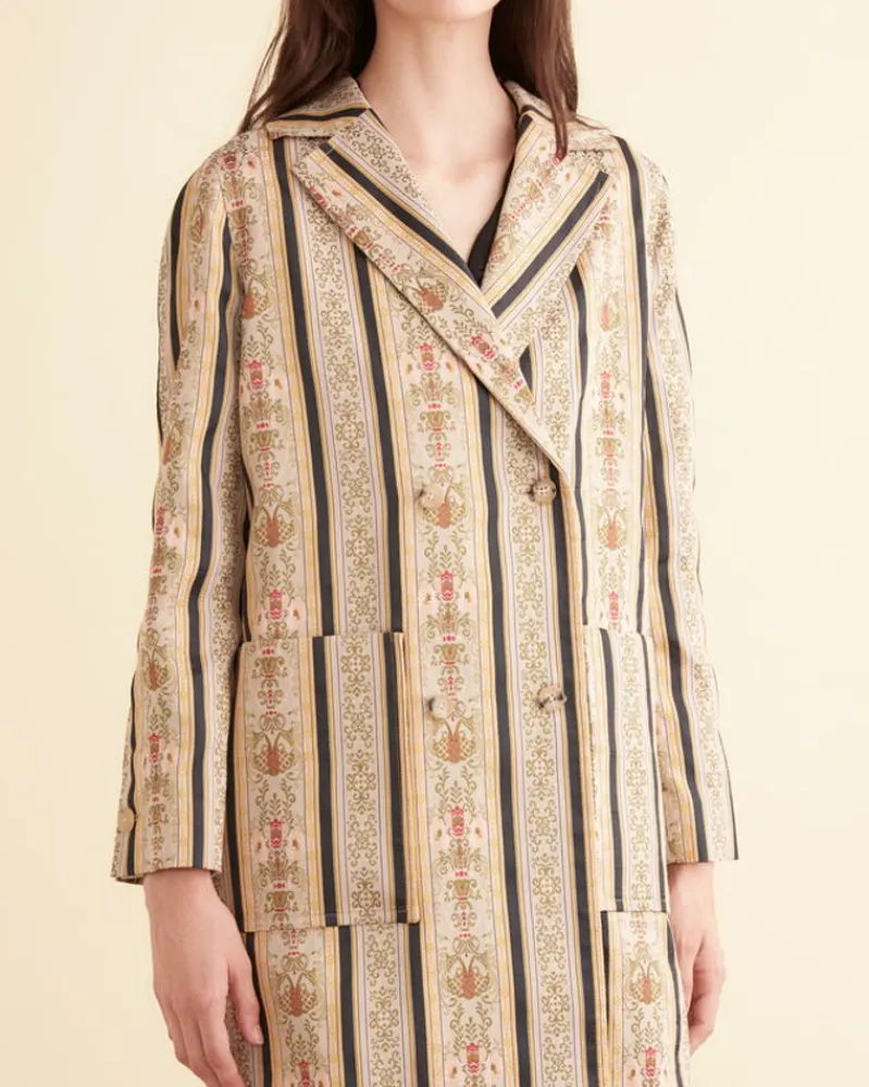 Outerwear<BODE Floret Brocade Coat Multi