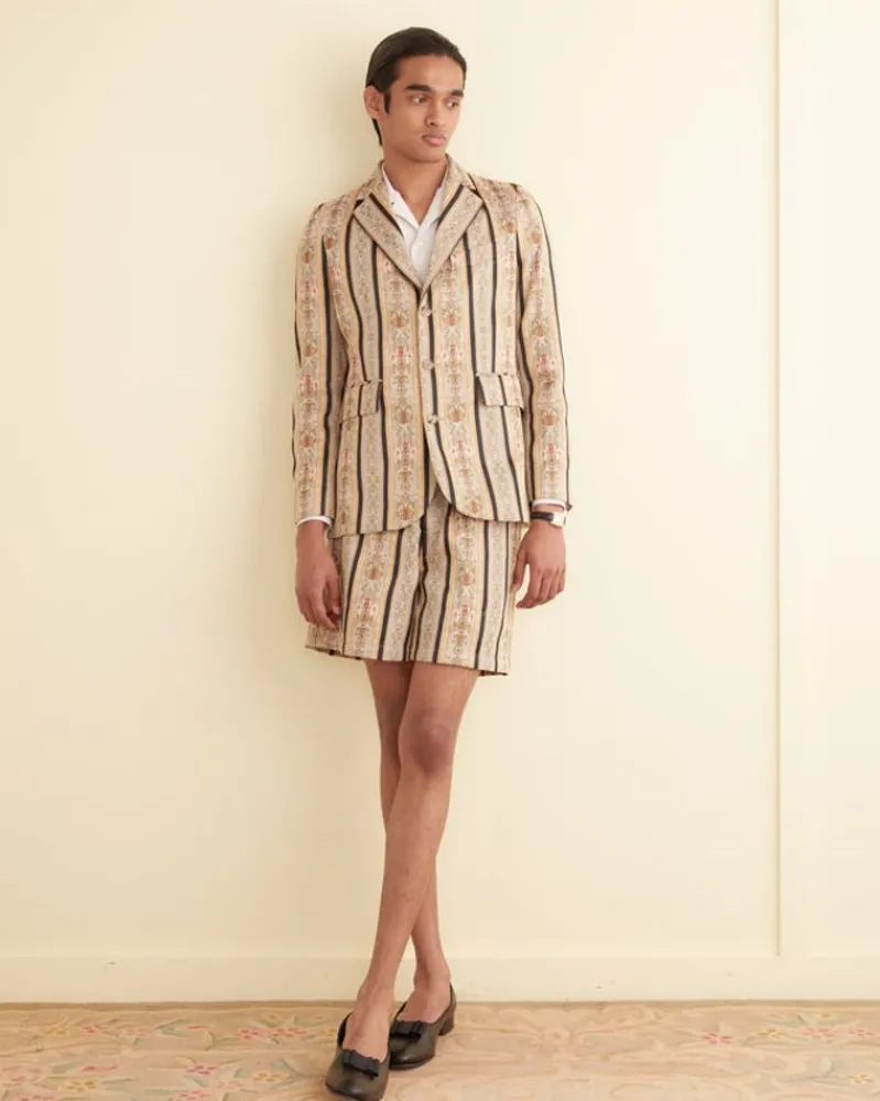 Outerwear<BODE Floret Brocade Single-Breasted Suit Jacket Multi