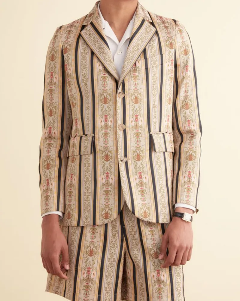 Outerwear<BODE Floret Brocade Single-Breasted Suit Jacket Multi