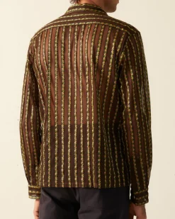 Shirts<BODE Floret Ribbon Long Sleeve Shirt