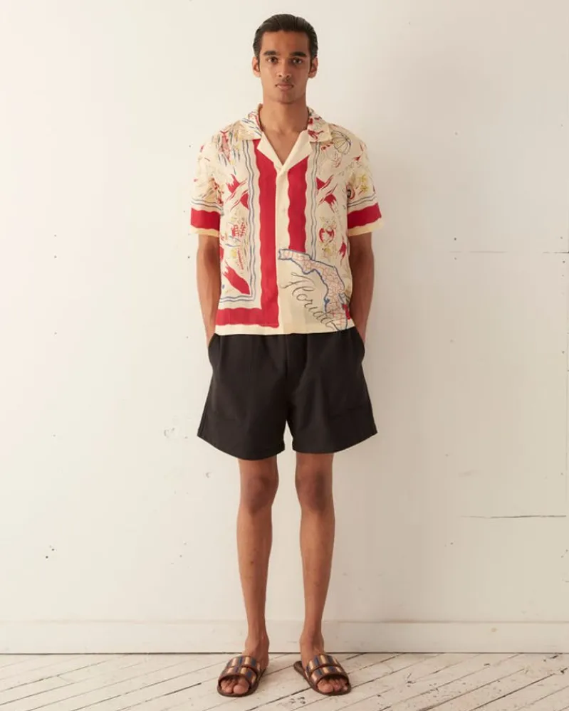 Shirts<BODE Florida Map Short Sleeve Shirt