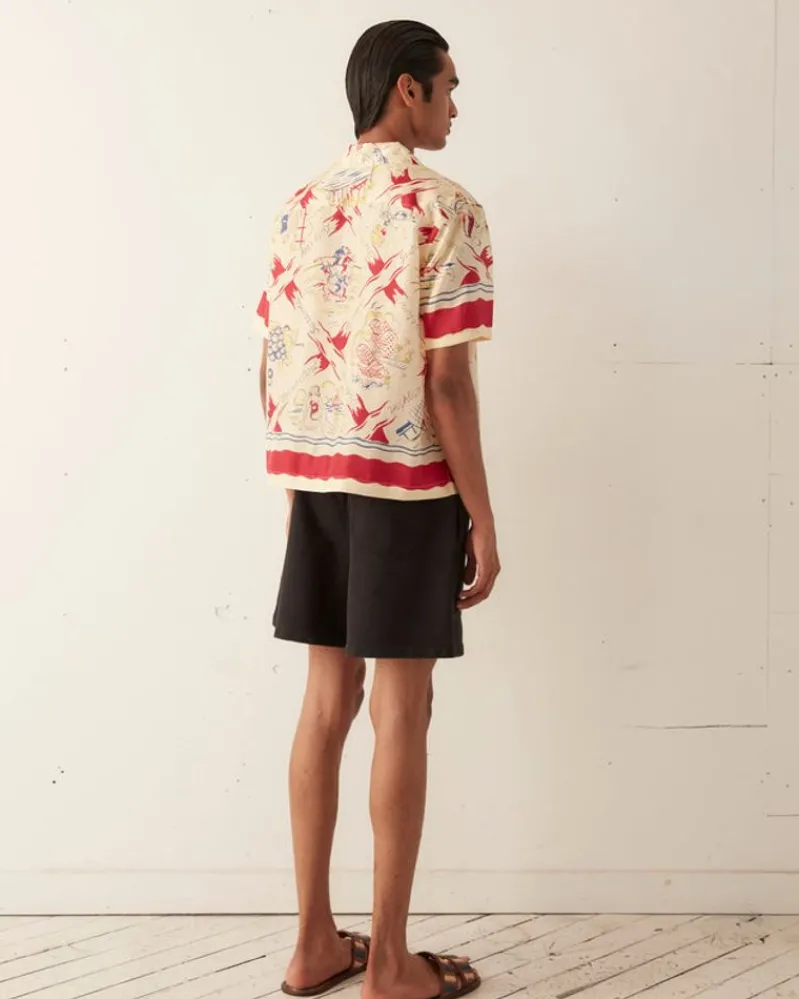 Shirts<BODE Florida Map Short Sleeve Shirt