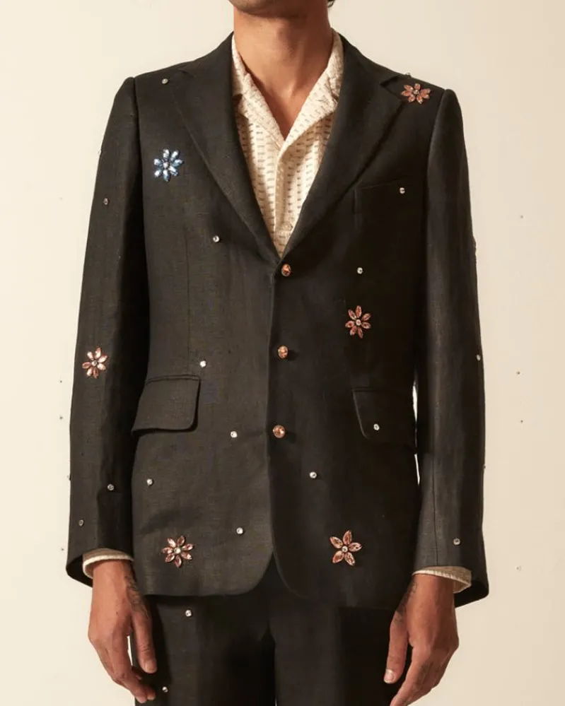 Outerwear<BODE Flower Gem Suit Jacket