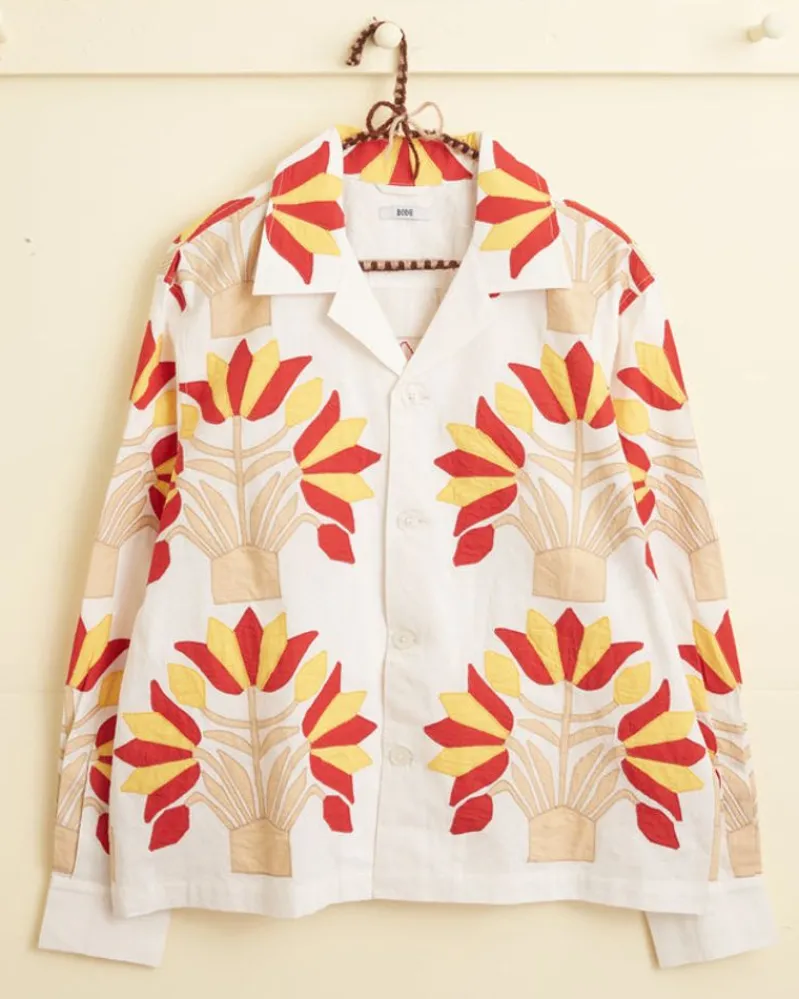 Shirts<BODE Foliage Applique Long Sleeve Shirt