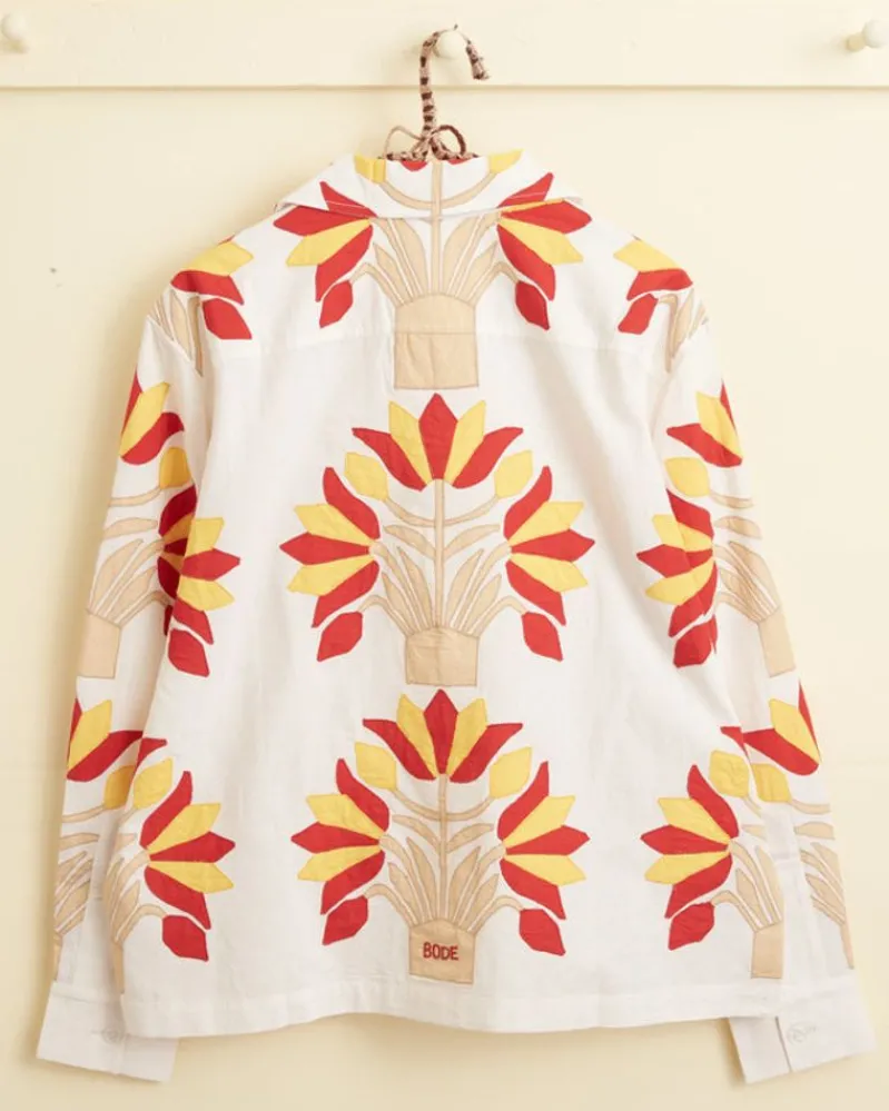 Shirts<BODE Foliage Applique Long Sleeve Shirt