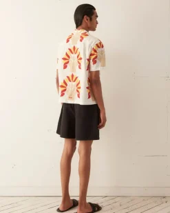 Shirts<BODE Foliage Applique Short Sleeve Shirt