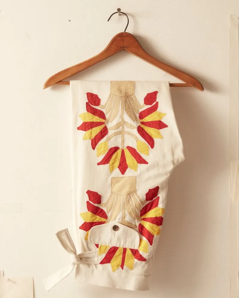 Trousers & Pants<BODE Foliage Applique Trousers