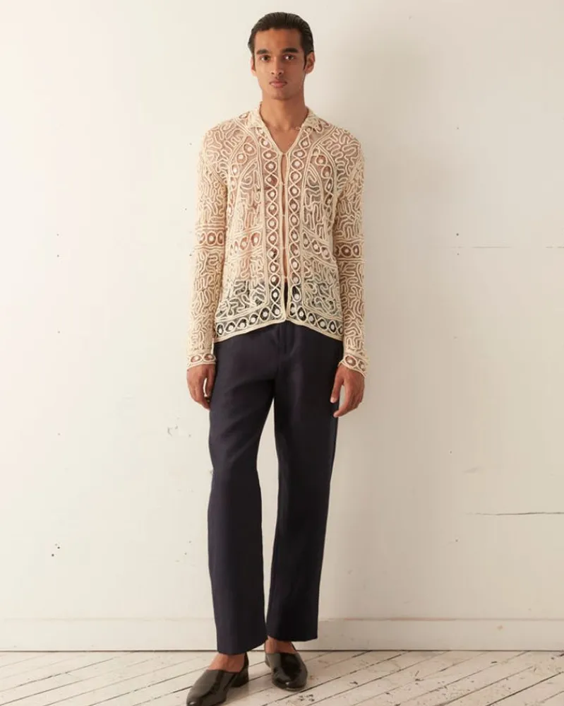 Shirts<BODE Formal Threadwork Long Sleeve Shirt