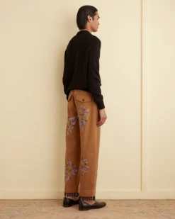 Trousers & Pants<BODE Fringed Autumn Royal Trousers Brown