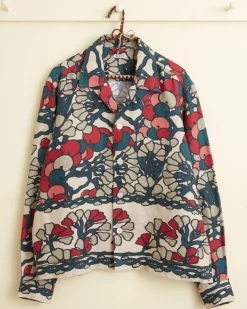 Shirts<BODE Garden Lattice Long Sleeve Shirt Ecru/Multi
