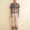 Shirts<BODE Garden Lattice Short Sleeve Shirt Ecru/Multi