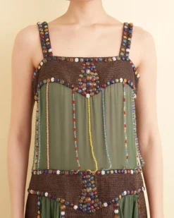 Dresses<BODE Gem Jarvis Dress Emerald