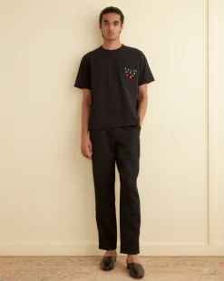 Cut & Sew<BODE Gem Pocket Tee Black