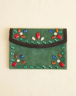 Accessories<BODE Gem Venue Clutch - Green/Black