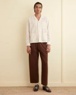 Shirts<BODE Geo Lace Overshirt - Ecru