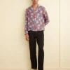 Shirts<BODE Geo Poppy Long Sleeve Shirt Blue
