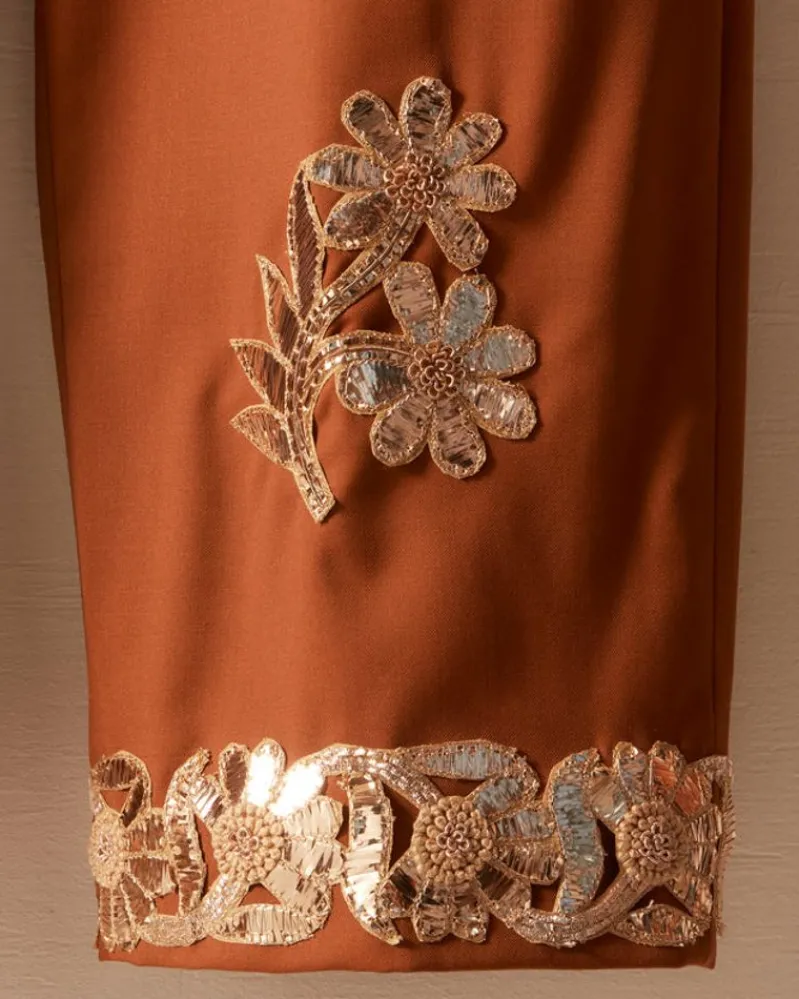 Trousers & Pants<BODE Gilded Floral Suiting Trouser