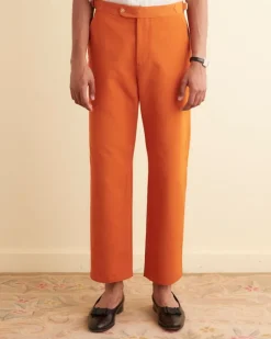 Suiting<BODE Ginger Faille Trousers Orange