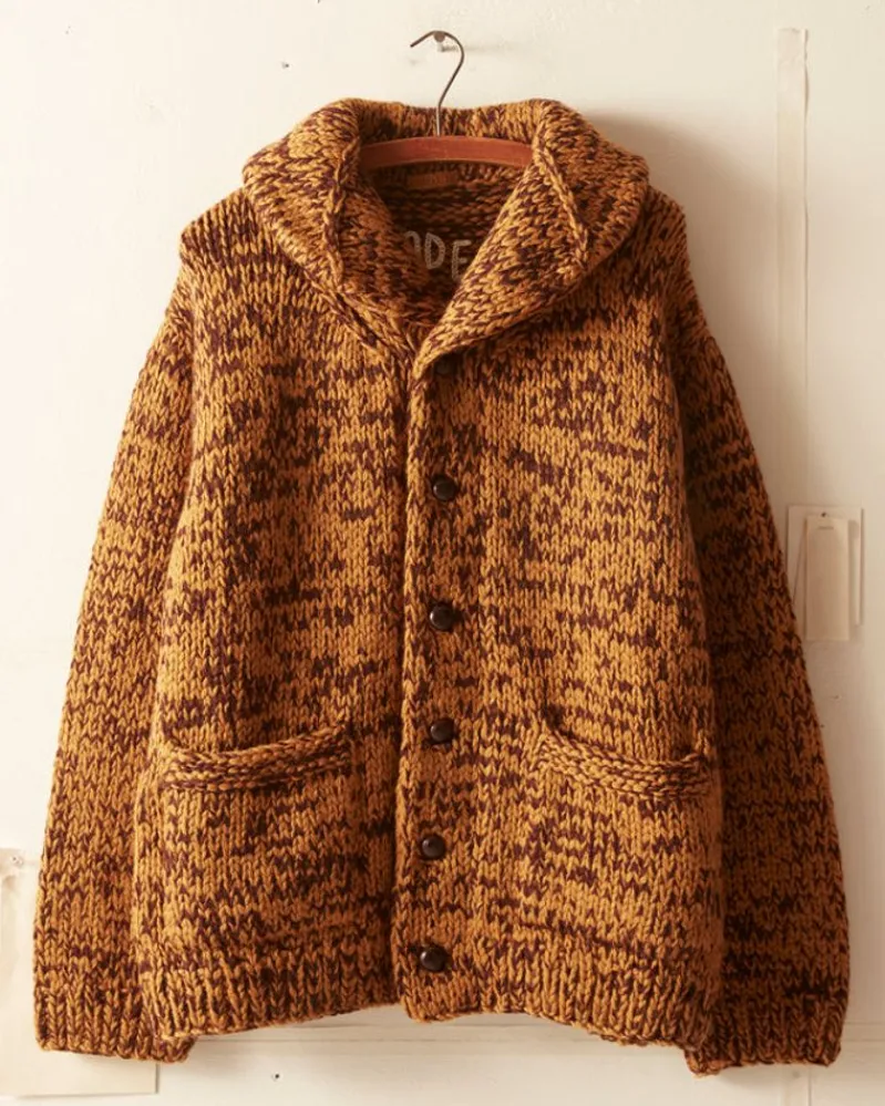 Knitwear<BODE Gluckow Cardigan - Brown Yellow