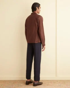 Shirts<BODE Heartwood Long Sleeve Shirt Brown