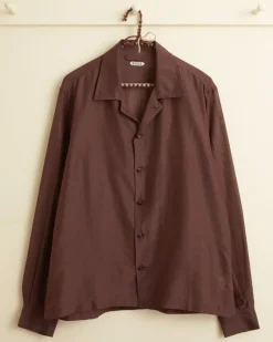Shirts<BODE Heartwood Long Sleeve Shirt Brown
