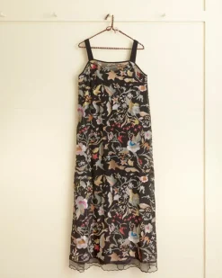 Dresses<BODE Heirloom Floral Gown Black/Multi