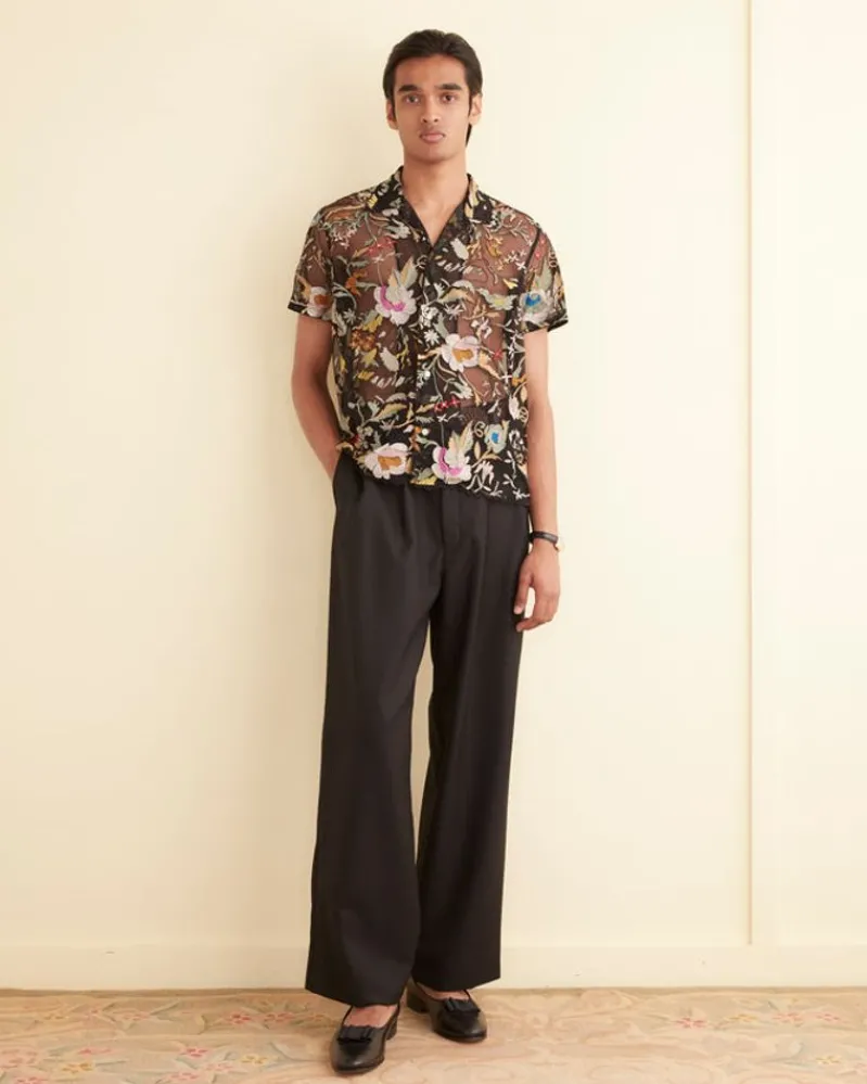 Shirts<BODE Heirloom Floral Short Sleeve Shirt Multi