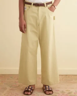 Trousers & Pants<BODE Herringbone Knolly Brook Trousers Green