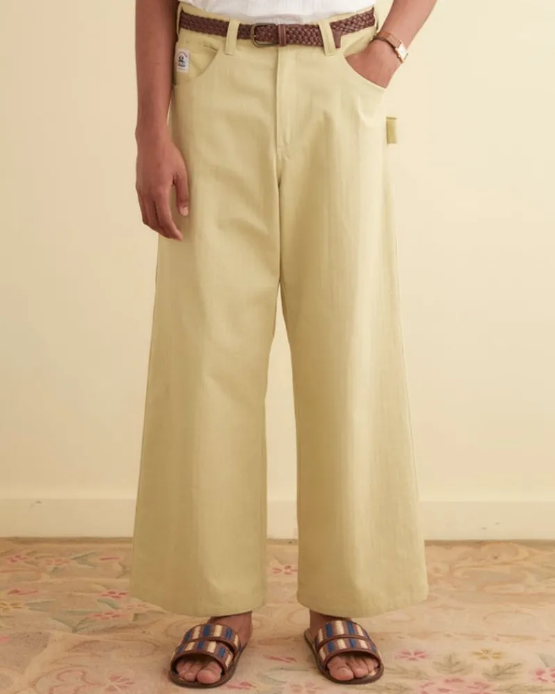 Trousers & Pants<BODE Herringbone Knolly Brook Trousers Green