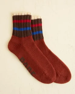 Accessories<BODE Herrington Stripe Socks Brown