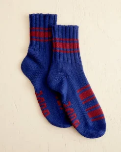 Accessories<BODE Herrington Stripe Socks Blue