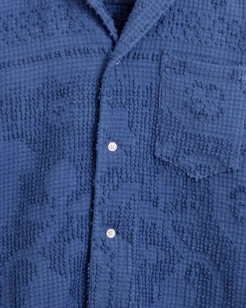 Shirts<BODE Highbush Berry Short Sleeve Shirt Blue