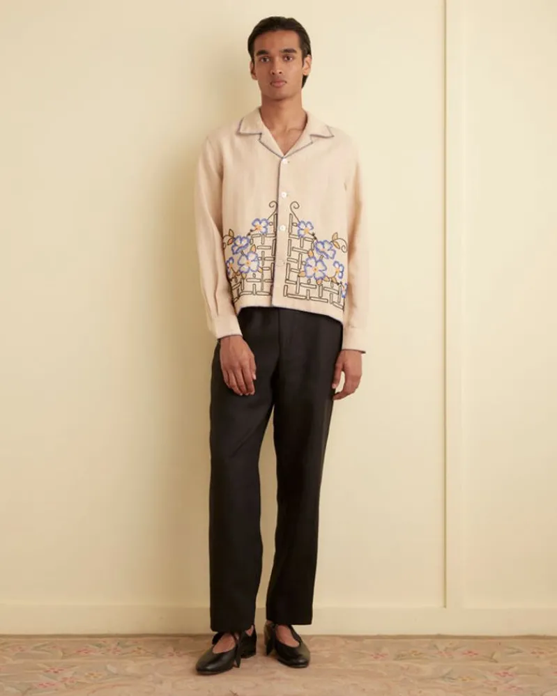 Shirts<BODE Himalayan Poppy Long Sleeve Shirt Tan