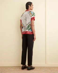Shirts<BODE Honky-Tonk Short Sleeve Shirt Red