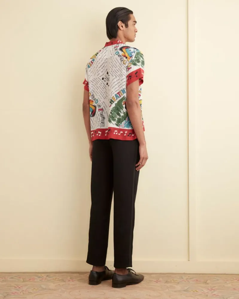 Shirts<BODE Honky-Tonk Short Sleeve Shirt Red