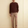 Trousers & Pants<BODE Horseshoe Trousers Oatmeal