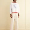 Cut & Sew<BODE Ironworks Crewneck White