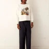 Cut & Sew<BODE Island Crewneck Cream