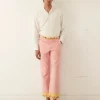 Trousers & Pants<BODE Jeweled Ivy Trousers Pink
