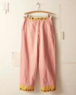 Trousers & Pants<BODE Jeweled Ivy Trousers Pink