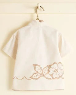 Baby Bode<BODE Kaki Flower Kids' Shirt - Os