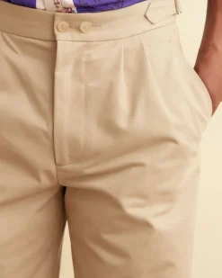 Trousers & Pants<BODE Khaki Double-Button Trousers Tan