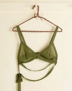 Underpinnings<BODE Knit Bra - Apple Green