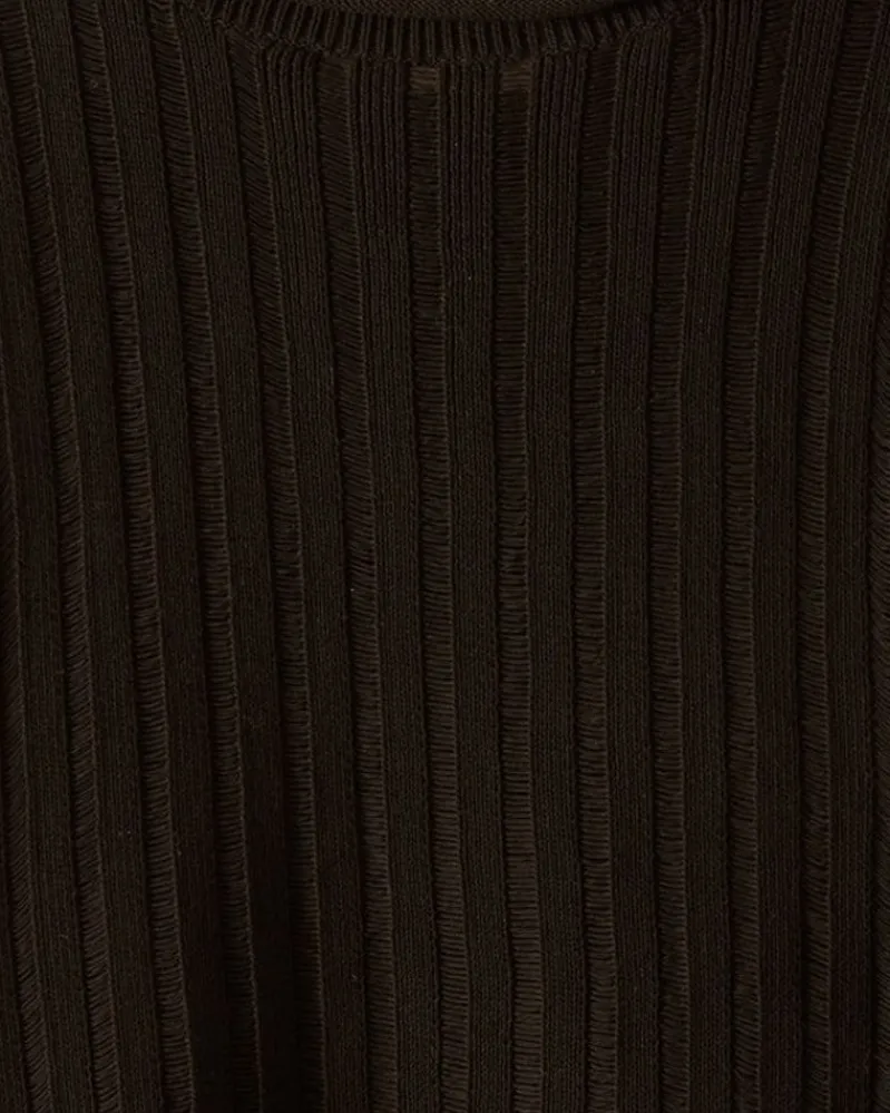 Knitwear<BODE Ladder Stitch Pullover Black