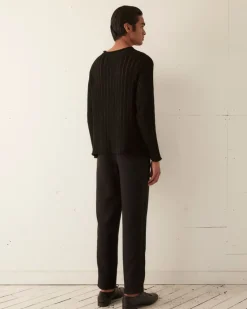Knitwear<BODE Ladder Stitch Pullover Black