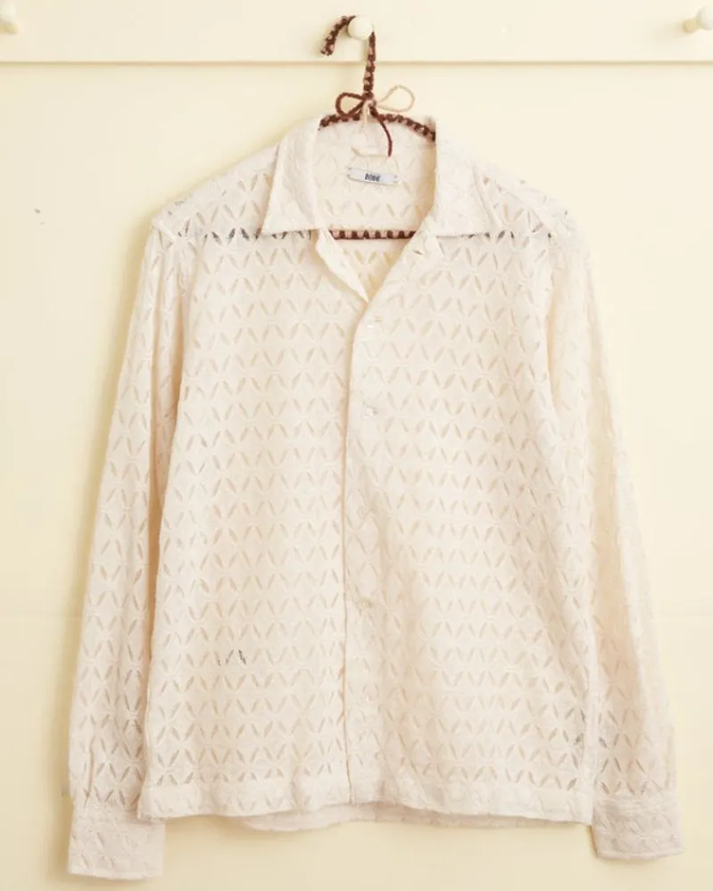 Shirts<BODE Lattice Lace Long Sleeve Shirt