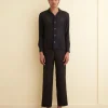 Shirts<BODE Lattice Lace Long Sleeve Shirt - Black