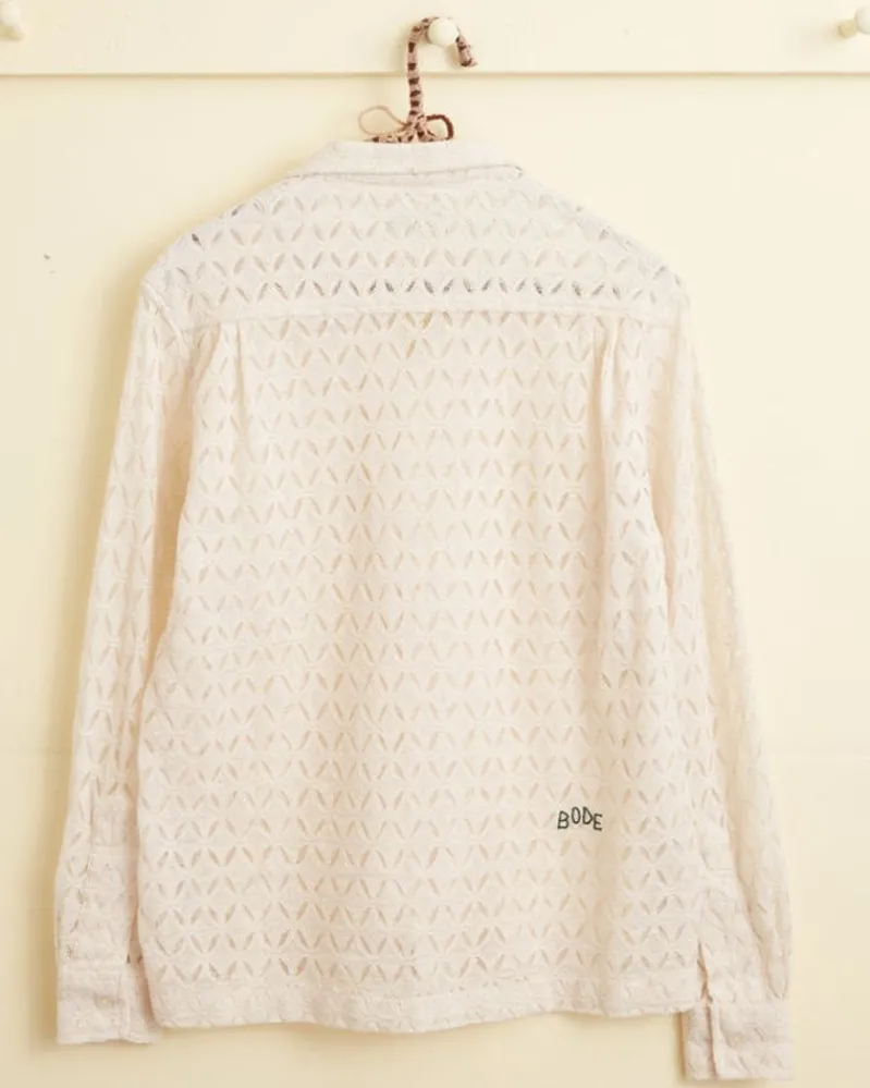 Shirts<BODE Lattice Lace Long Sleeve Shirt